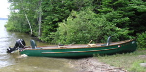 Dan's 21' Scott Hudson Bay Canoe that hauled us around